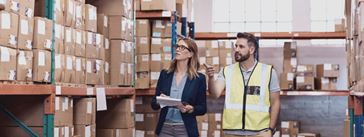 A sample image of workers in a warehouse
